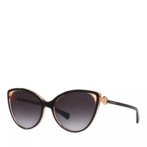 BVLGARI Sunglasses 0BV8246B Black On Transparent Peach Sunglasses