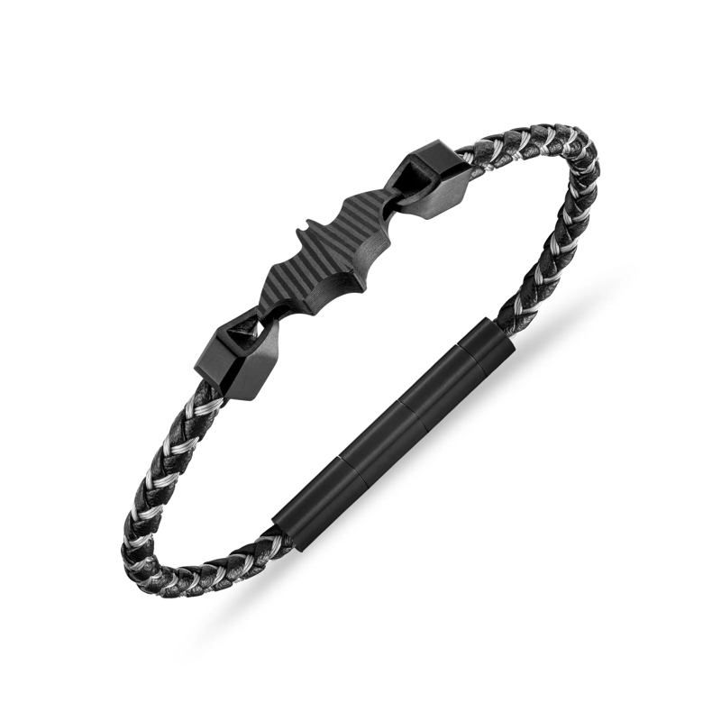 Police Armband Armband Batarang 2.0- Herrenarmband- Farbe: sch schwarz