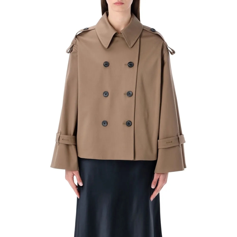 By Malene Birger  Alisandra Oversized Trench Jacket Brown