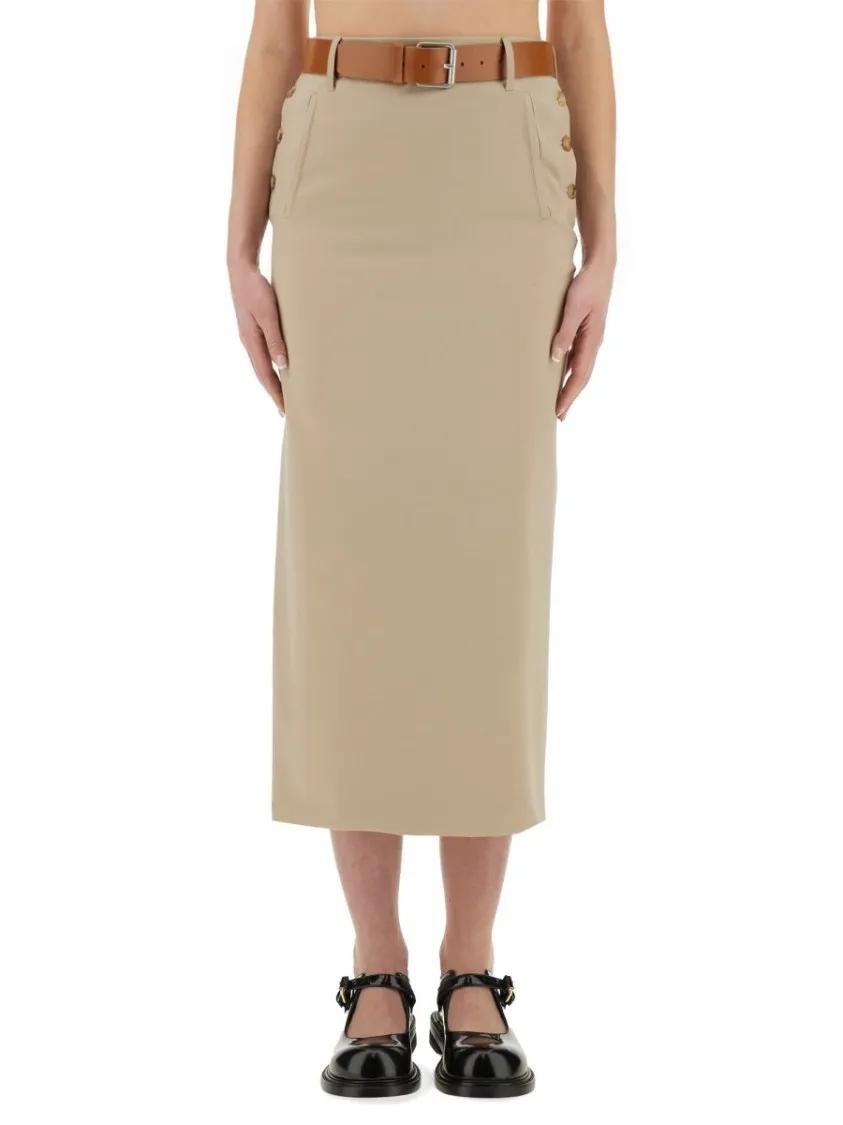 スカート Moschino Tailored Twist Long Skirt Moschino 