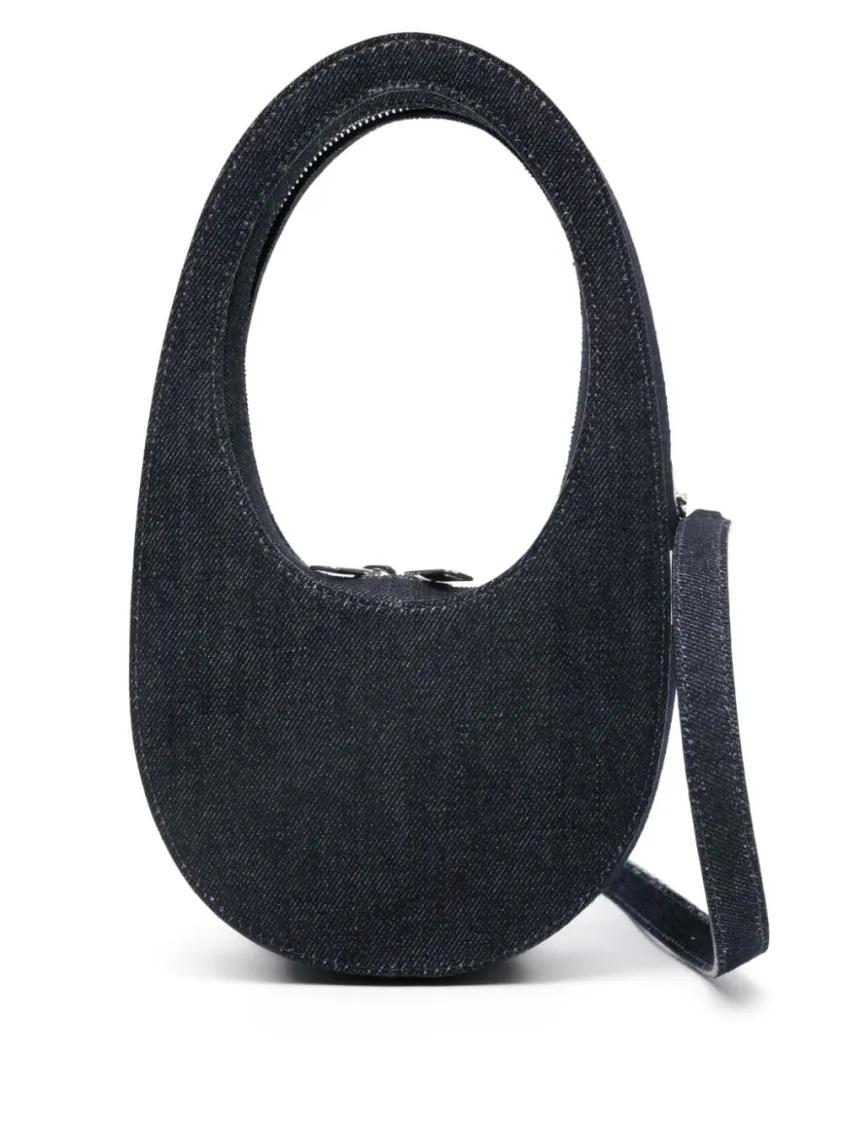 Coperni Crossbody Bags - Denim Mini Swipe Bag - Gr. unisize - in Blau - für Damen