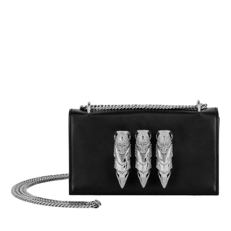 Philipp Plein Clutch Schultertasche Claw Clutch schwarz
