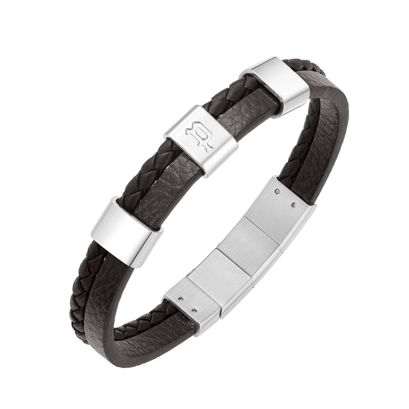 Police Armband Armband Unity- Herrenarmband- Farbe: schwarz-  braun