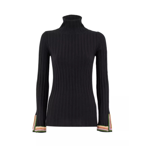 Etro Black Wool Sweater Black Maglione di lana