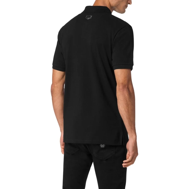 Philipp Plein Poloshirt Poloshirt Skull&Bones schwarz(Image 3)