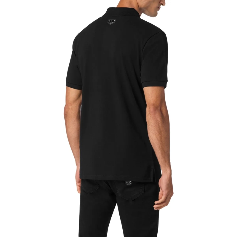 Philipp Plein Top Poloshirt Skull&Bones schwarz(Image 3)