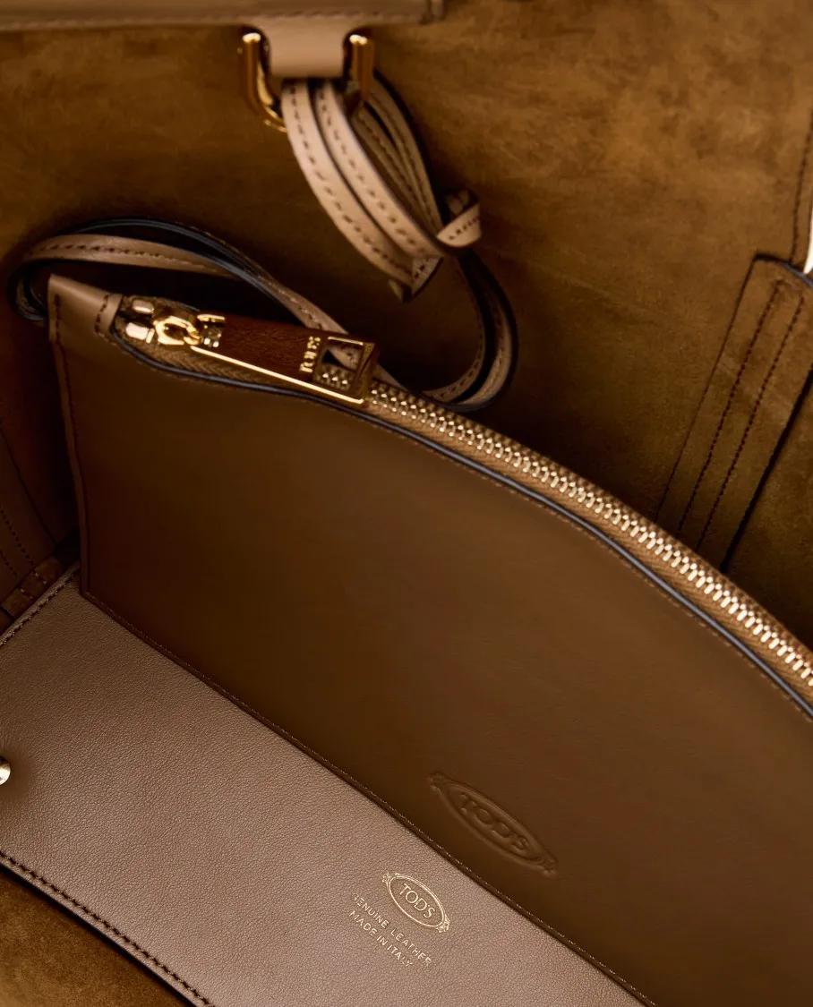 TOD'S Shoppers & Totes Brown Ebr Bag in bruin