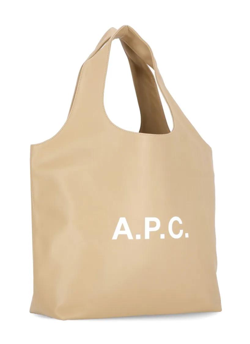 A.P.C. Totes & shoppers Ninon Shopping Bag in beige