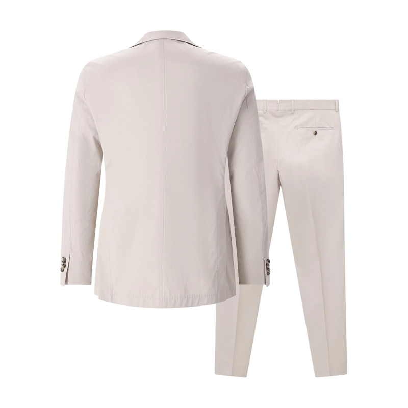 windsor. Anzugkombination Zweiteiliger Anzug aus Baumwolle beige(Image 3)