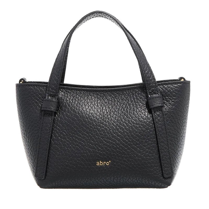 Abro Tote Handtasche Cosmo Mini/ Black/Gold  Black/Gold