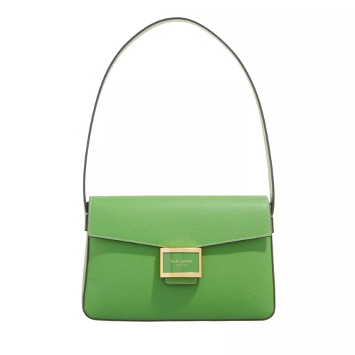 Kate Spade New York Katy Textured Leather  Ks Green Shoulder Bag