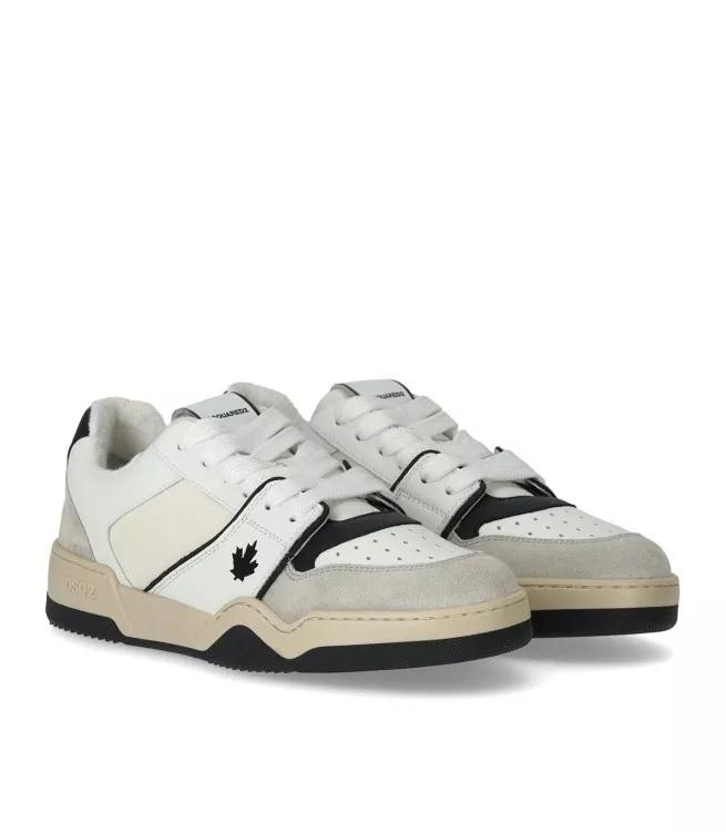 Thumbnail - Dsquared2 Low-Top Sneaker - Dsquared2 Multicolor leather Spiker sneakers - Gr. 40 (EU) - in Weiß - für Damen