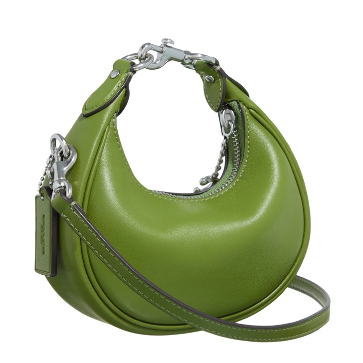 Coach 2024 Green Leather Satchel