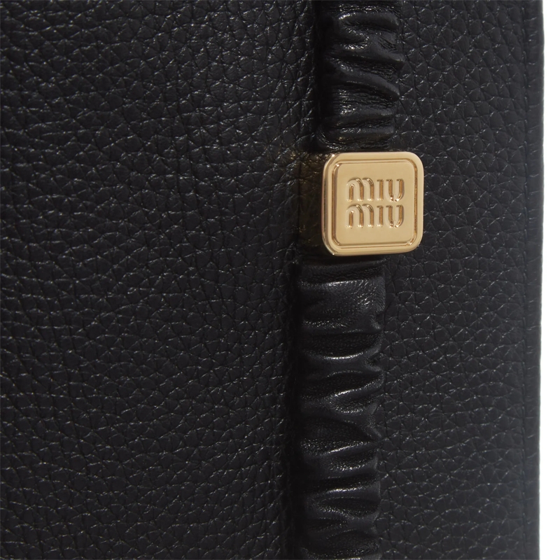 Miu Miu Bi-Fold-Portemonnaie Wallet Matelasse Black (Image 4)