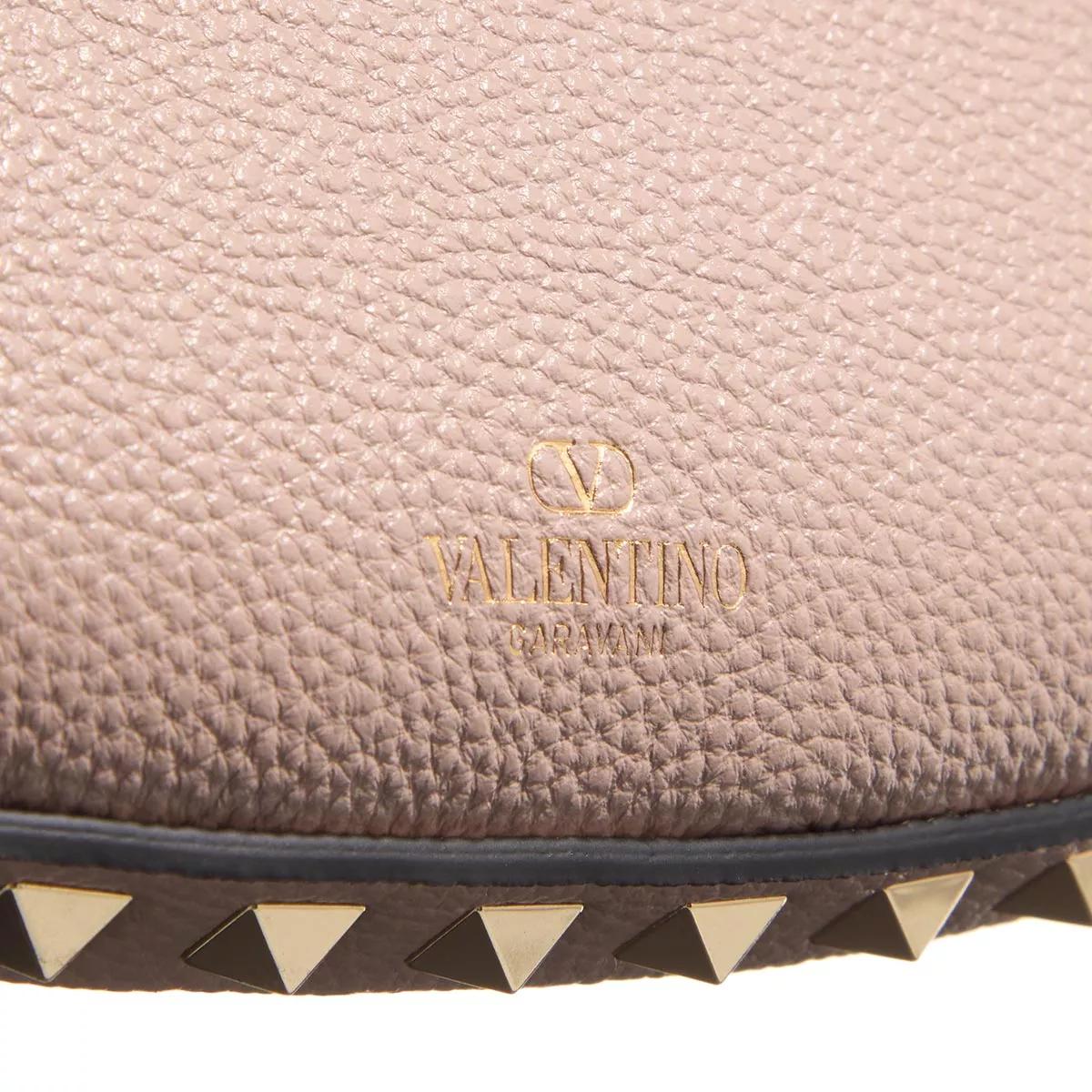 Valentino Garavani Hobo bags Mini Hobo Rockstud in taupe