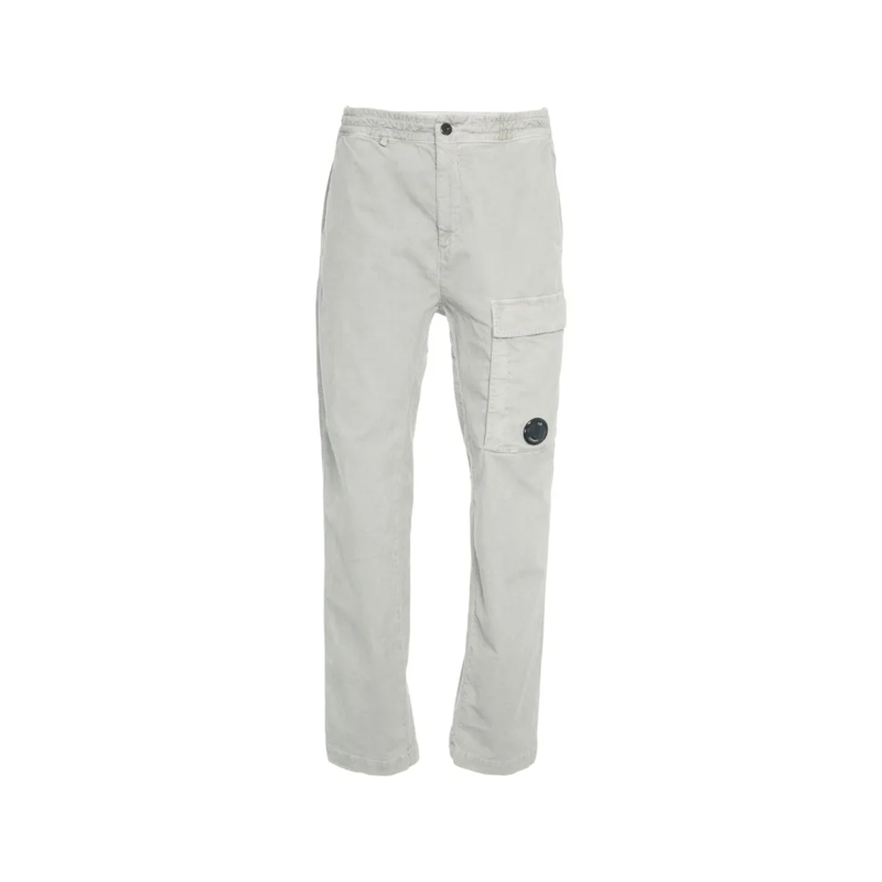 CP Company Anzugshose Cargo Pants With Functional Pockets White