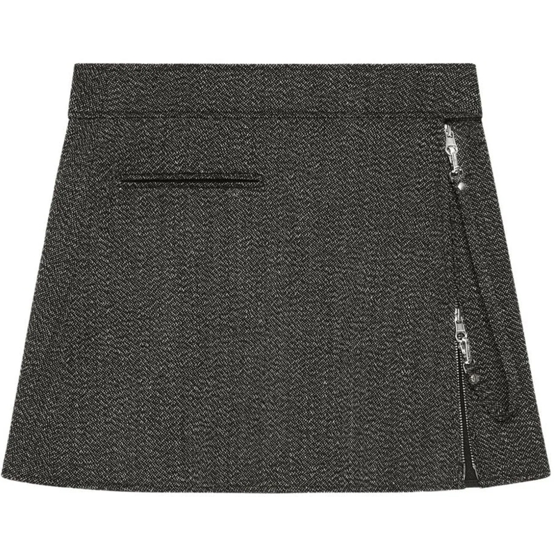 Courrèges Jupe midi Skirts Black schwarz