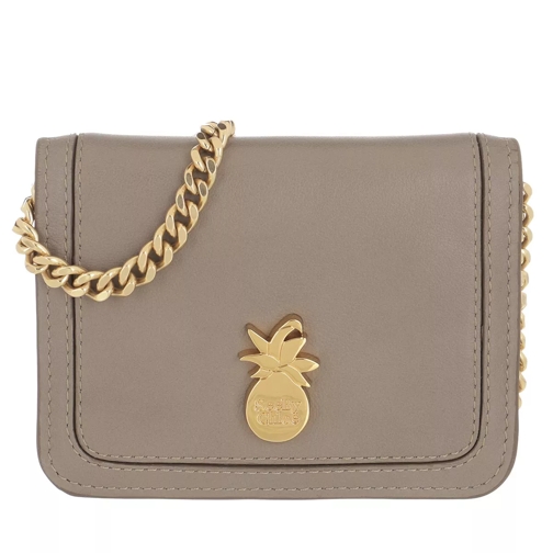 See By Chloé Crossbody Bag Leather Motty Grey Mikrotasche