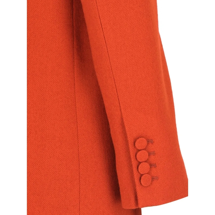 ボトムスその他 Dries Van Noten Single-Breasted Blazer In Orange Wool Dries Van Noten Single-Breasted Blazer In Orange Wool Orange