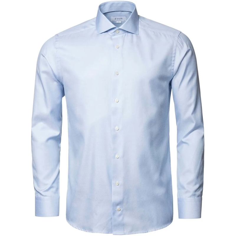 Eton  Eton  Lange Mouw Overhemden Blauw 100003412 21 blau