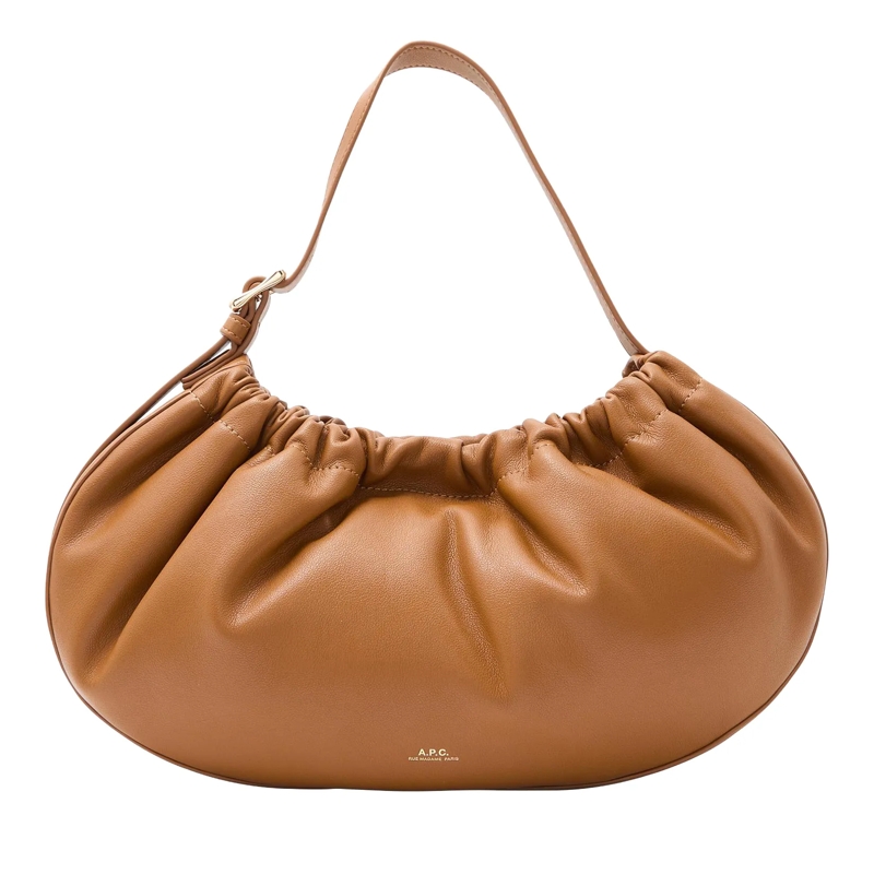 A.P.C. Schultertasche Sac Ninon Hoop Cab Camel