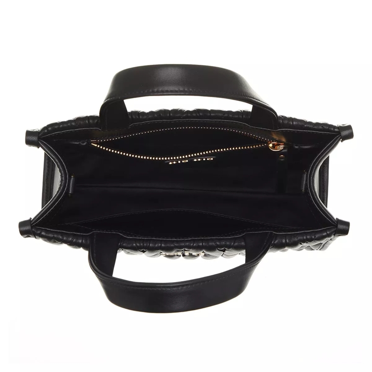 Miu Miu Nappa Leather Shopping Bag Black Tote