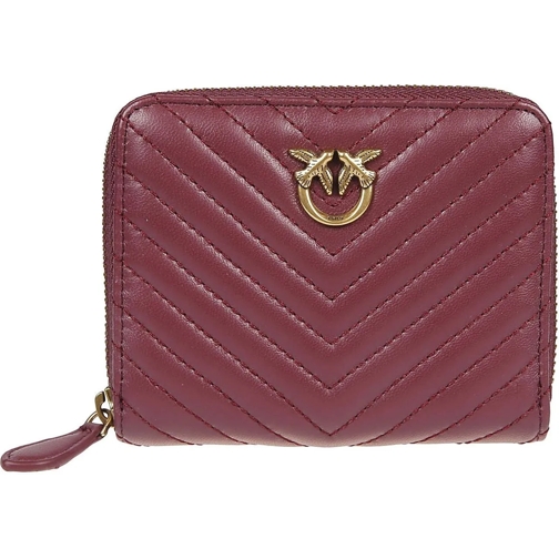 Pinko Porte-monnaie Taylor Zip Around Wallet Red rot