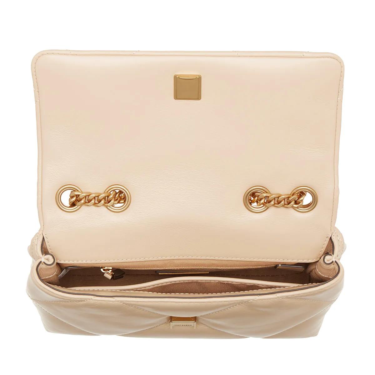 TORY BURCH Hobo bags Kira Diamond Quilt Small Convertible Shoulder Bag in beige