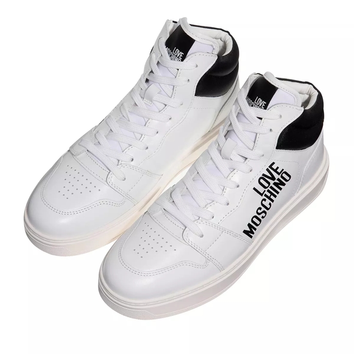 Love moschino high top hot sale sneakers