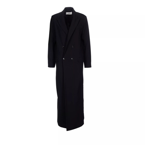 AMI Paris Robe Manteau  001 black Cappotti in lana