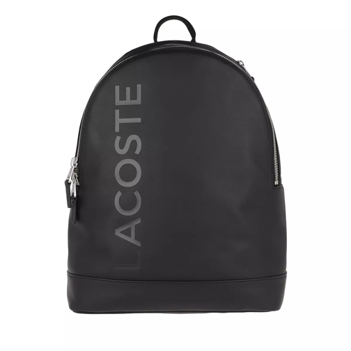Lacoste Cuir Animation Backpack Black Rugzak