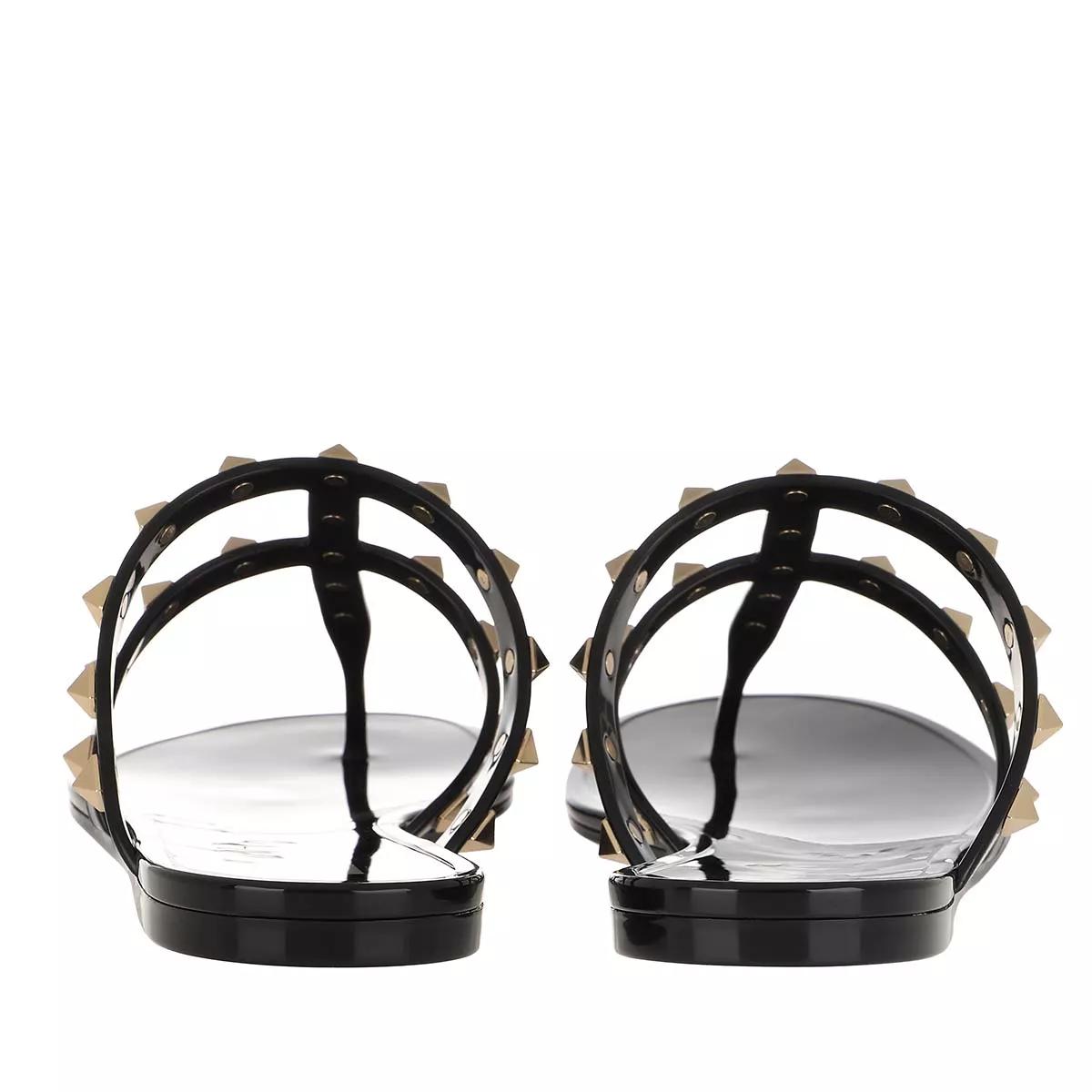 Valentino black outlet jelly sandals