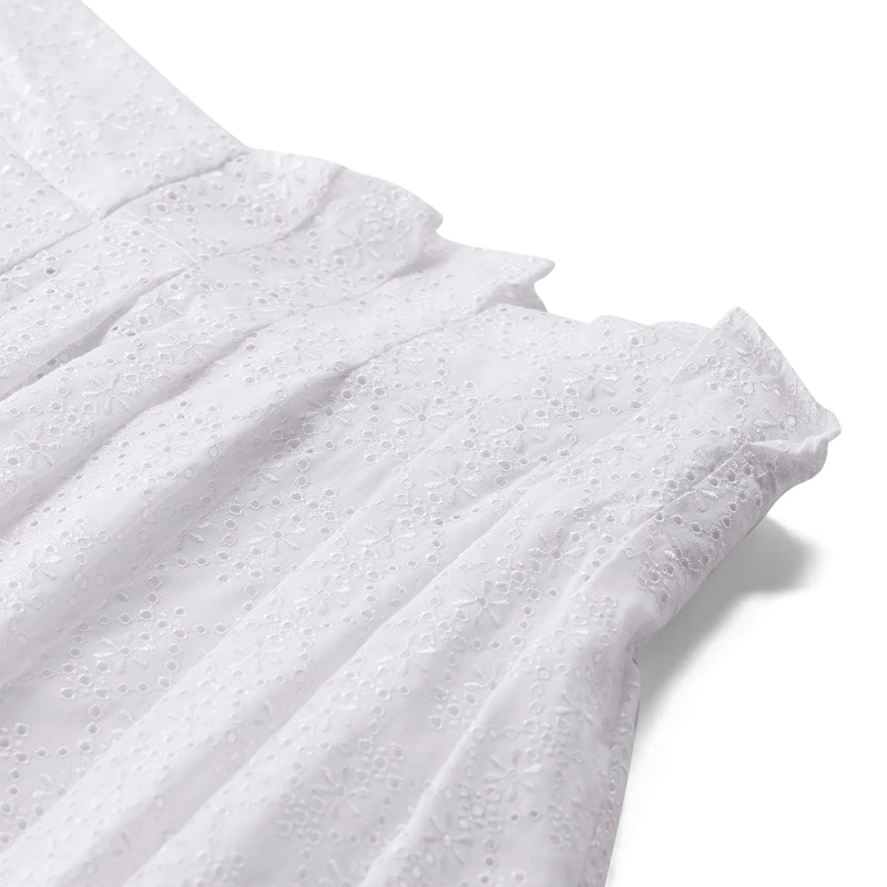 MSGM Maxirock Midirock mit Stickereien weiß(Image 3)