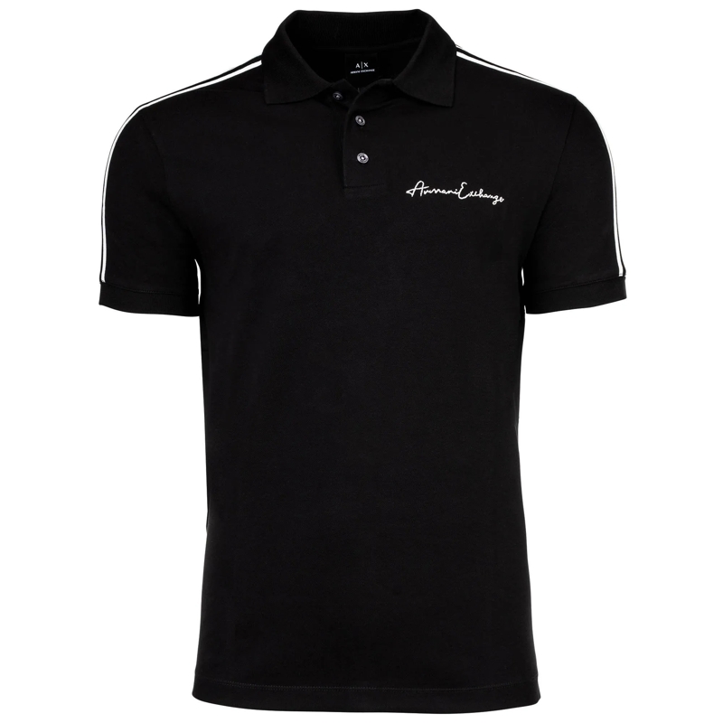 Armani Exchange Polohemd Armani Exchange A|X ARMANI EXCHANGE Herren Poloshi schwarz