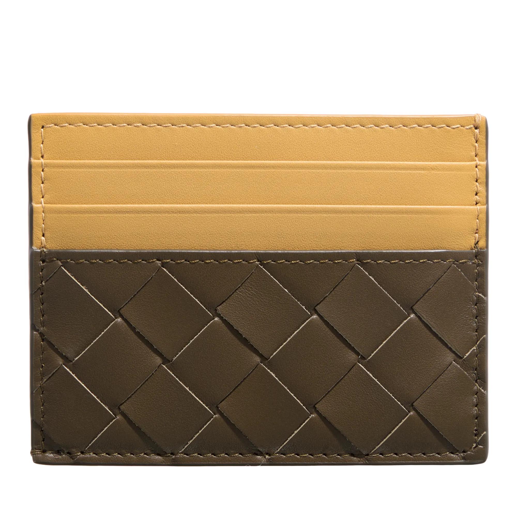 Bottega Veneta Portemonnaies - Intrecciato Credit Card Case - Gr. unisize - in Beige - für Damen