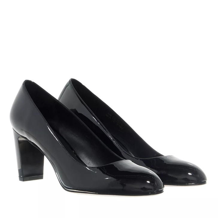 Stuart weitzman 2024 black patent pumps