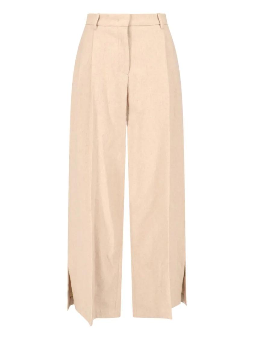 Thumbnail - THE GARMENT - Tailored Trousers In Beige - Größe 10 - beige