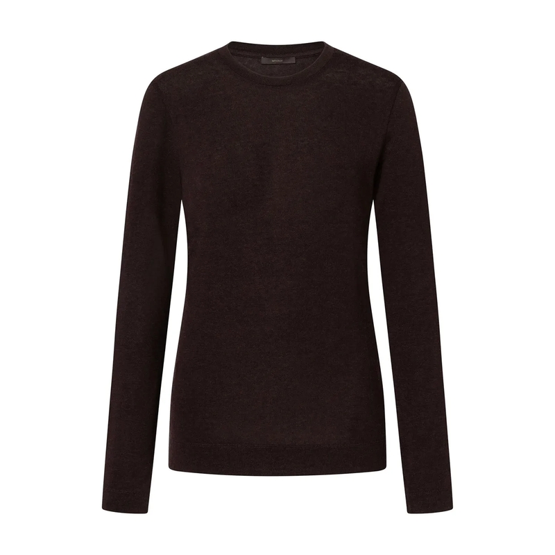 windsor. T-Shirt Leichtes Langarmshirt Braun(Image 4)
