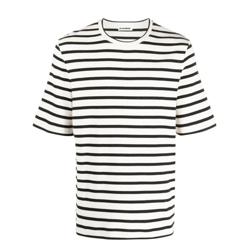 Jil Sander T-shirts Striped T-Shirt White