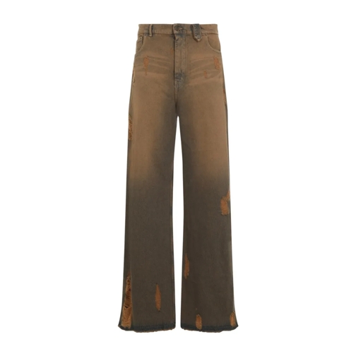 Egonlab Baggy Denim Jeans Brown Jeans