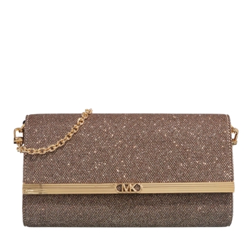 Michael kors gold clutch bag deals uk