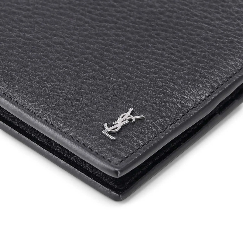 Saint Laurent Geldbörse Portemonnaie aus Leder schwarz(Image 4)