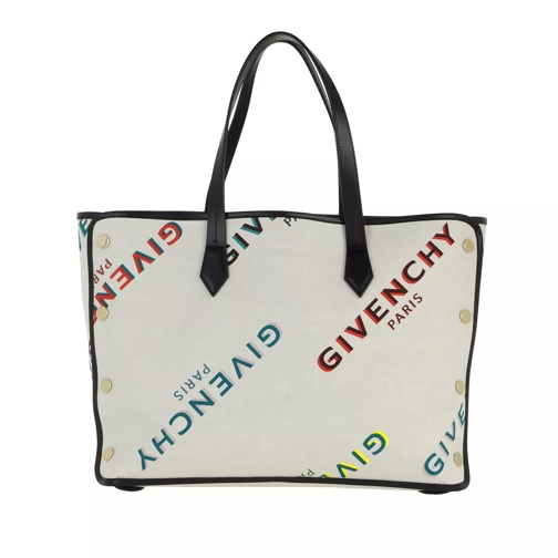 Givenchy Bond Multicolour Logo Shopping Bag Off White/Multi Shopping Bag