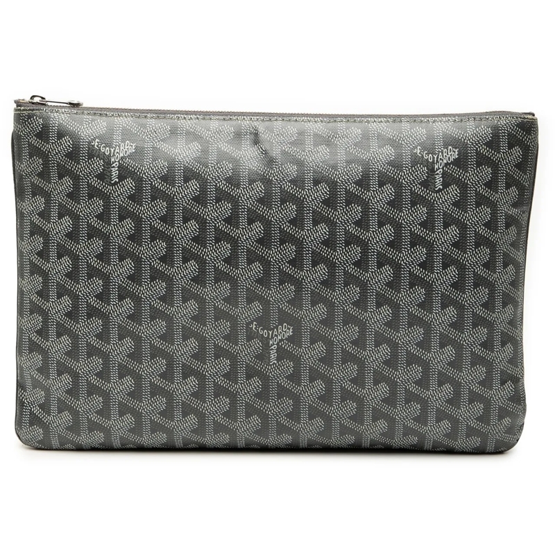 GOYARD Clutch Goyardine Senat MM grau