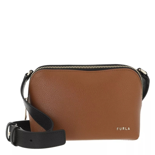 Furla Furla Amica Mini Camera Case Cognac H+Nero Camera Bag