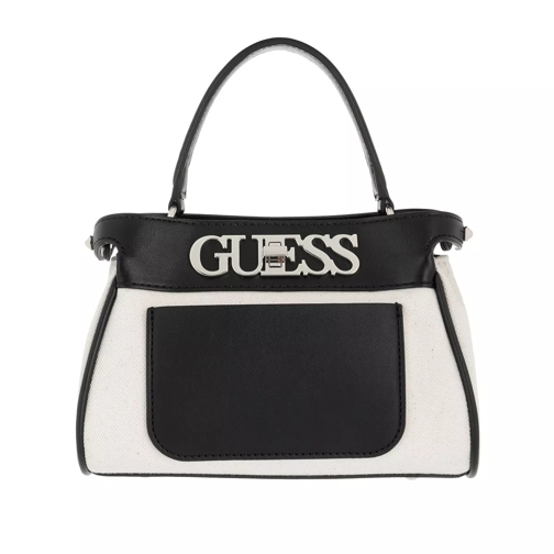 Guess Uptown Chic Large Satchel Bag Black Borsa a tracolla