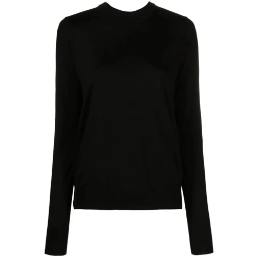 Zadig & Voltaire Pullover Emma Asymmetric Rear-Slit Wool Jumper Black