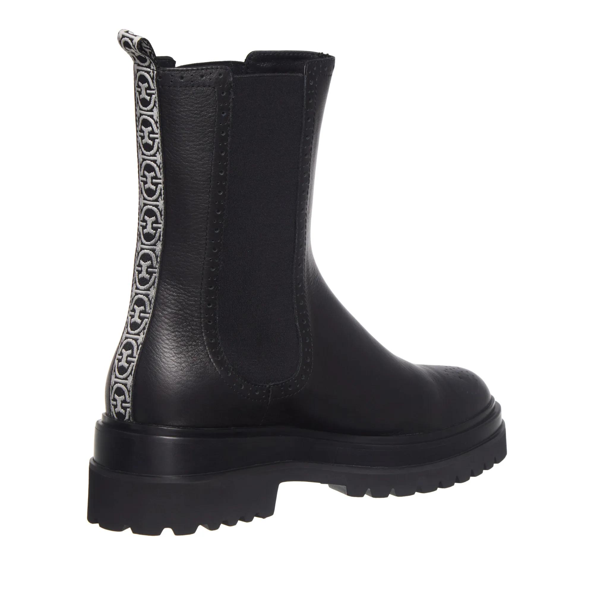 Coccinelle Coccinelle Campus Noir/Noir-Ecru Chelsea Boots