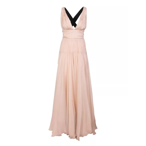 Maria Lucia Hohan Pink Calliope Long Dress Pink Kleider