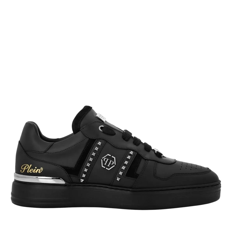 Philipp Plein Low-Top-Sneaker Lo-Top Turnschuhe Mit Nieten Verziert schwarz